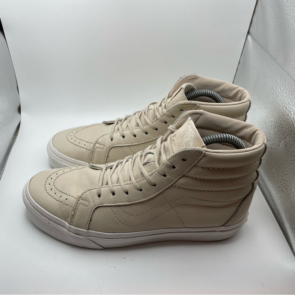 Vans OTW leather hightop nude sneakers women’s 8